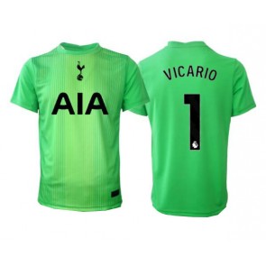 Tottenham Hotspur Guglielmo Vicario #1 Målvakt Replika Hemmatröja 2025-26 Kortärmad